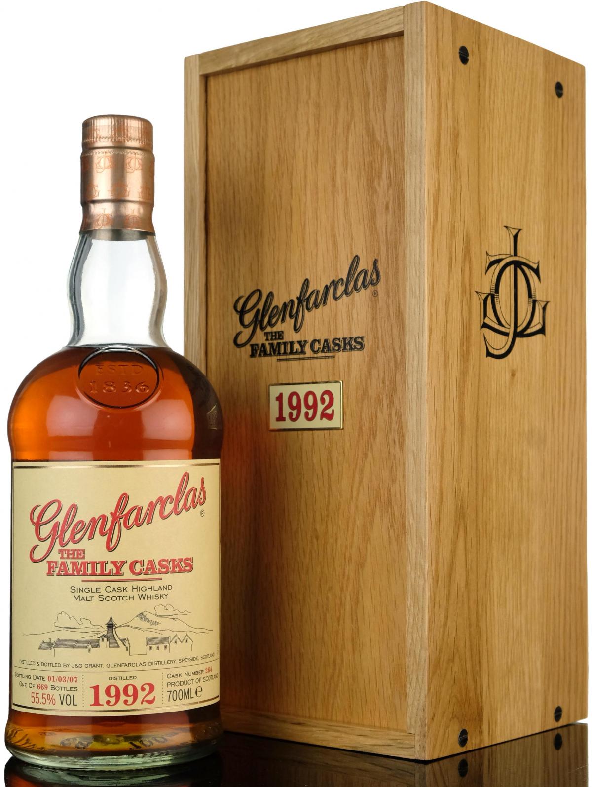 Glenfarclas 1992-2007 - The Family Casks 264