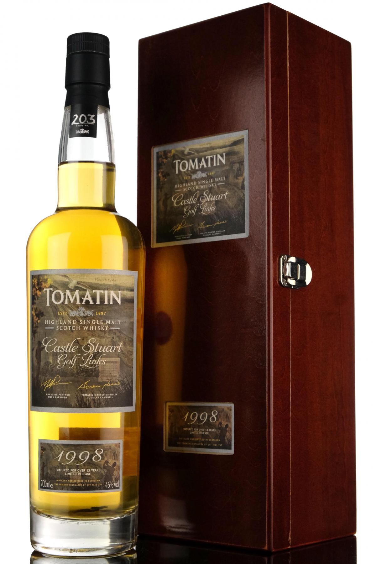 Tomatin 1998-2011 - 13 Year Old - Castle Stuart Golf Links