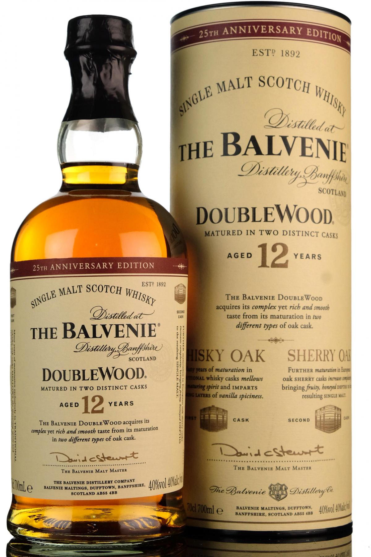 Balvenie 12 Year Old - Doublewood - 25th Anniversary Edition