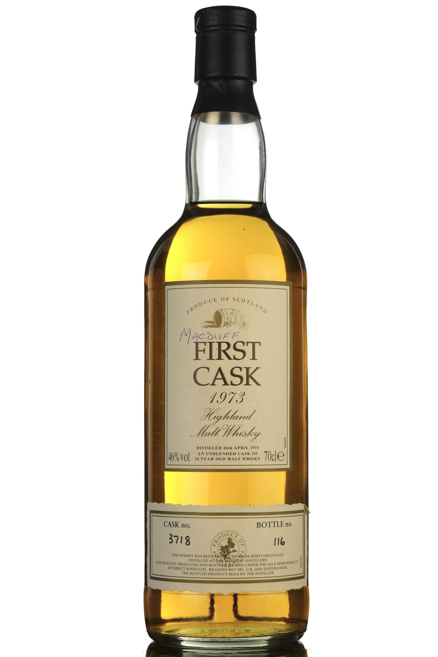 Macduff 1973 - 28 Year Old - First Cask 3718