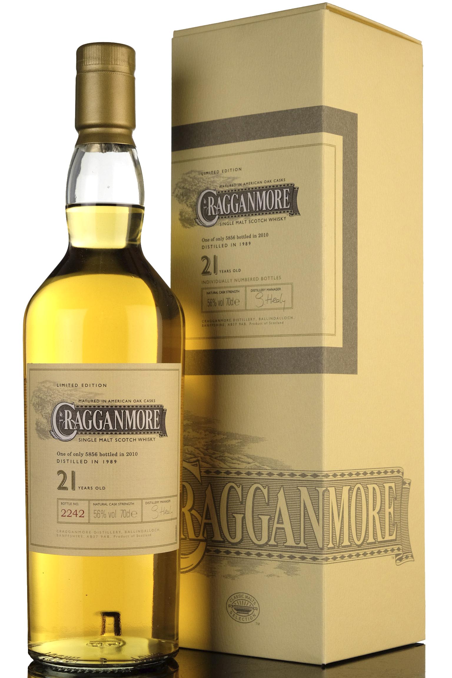 Cragganmore 1989-2010 - 21 Year Old