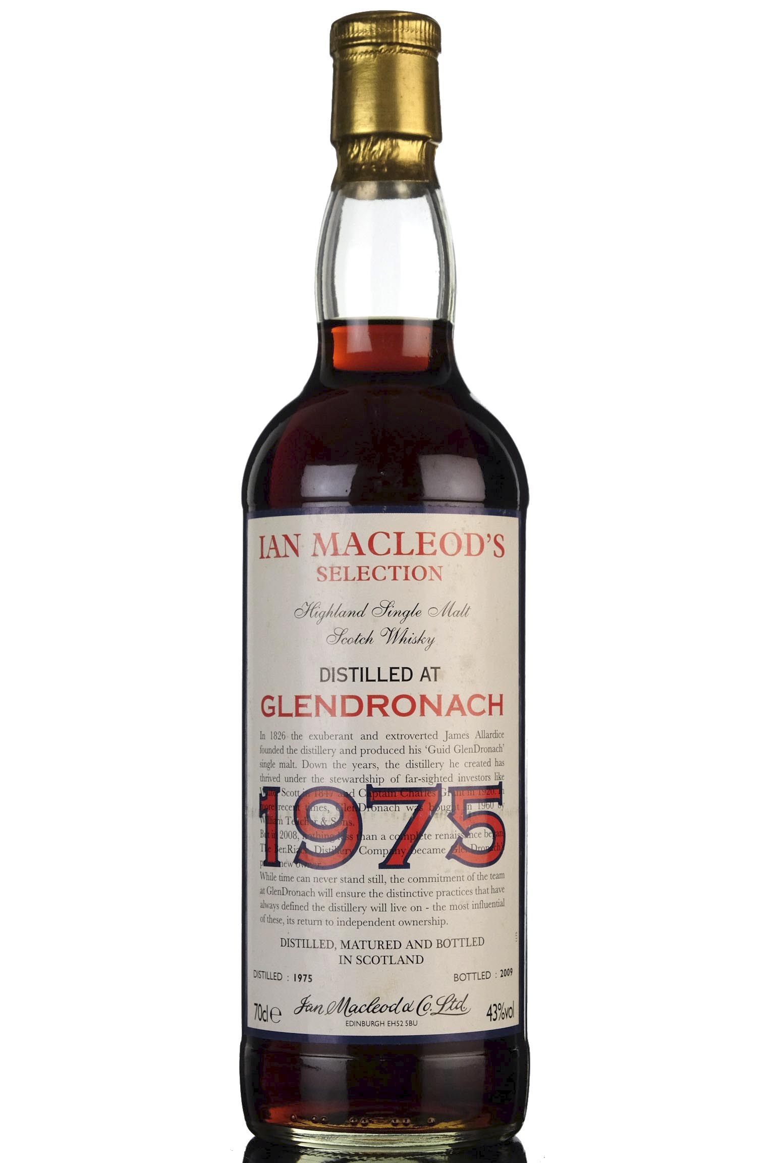 Glendronach 1975-2009 - Ian Macleods