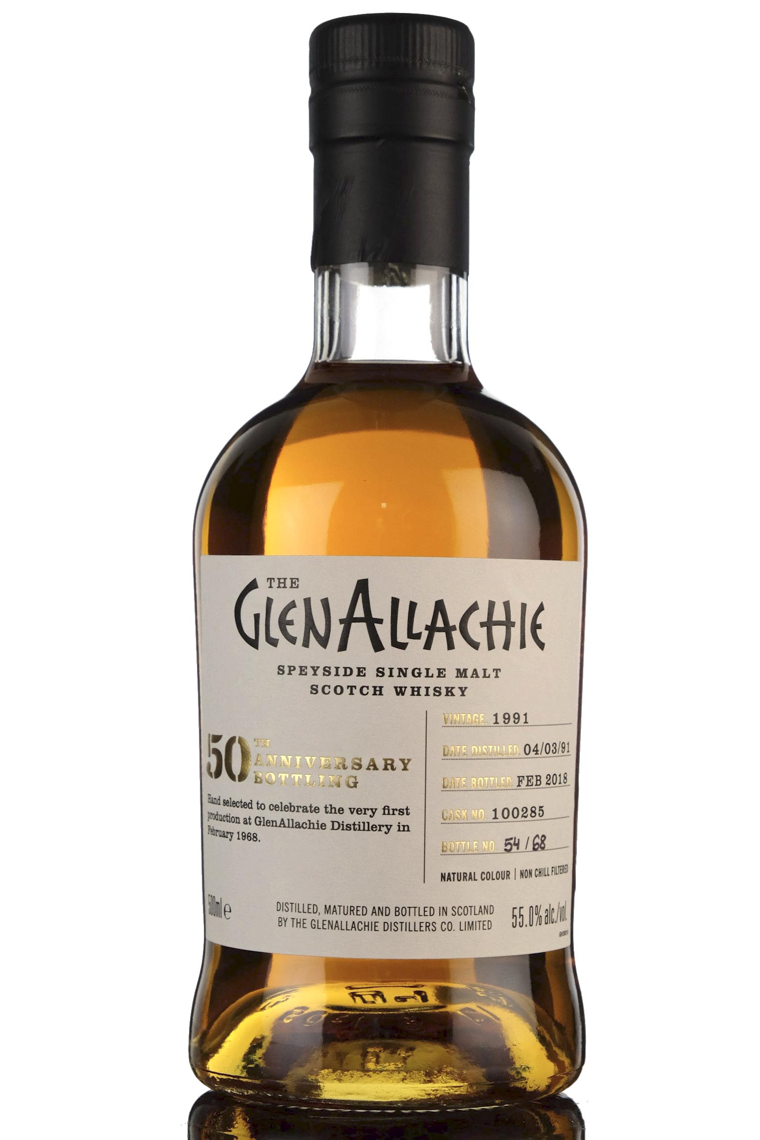 Glenallachie 1991 - 2018 Single Cask 100285 50th Anniversary