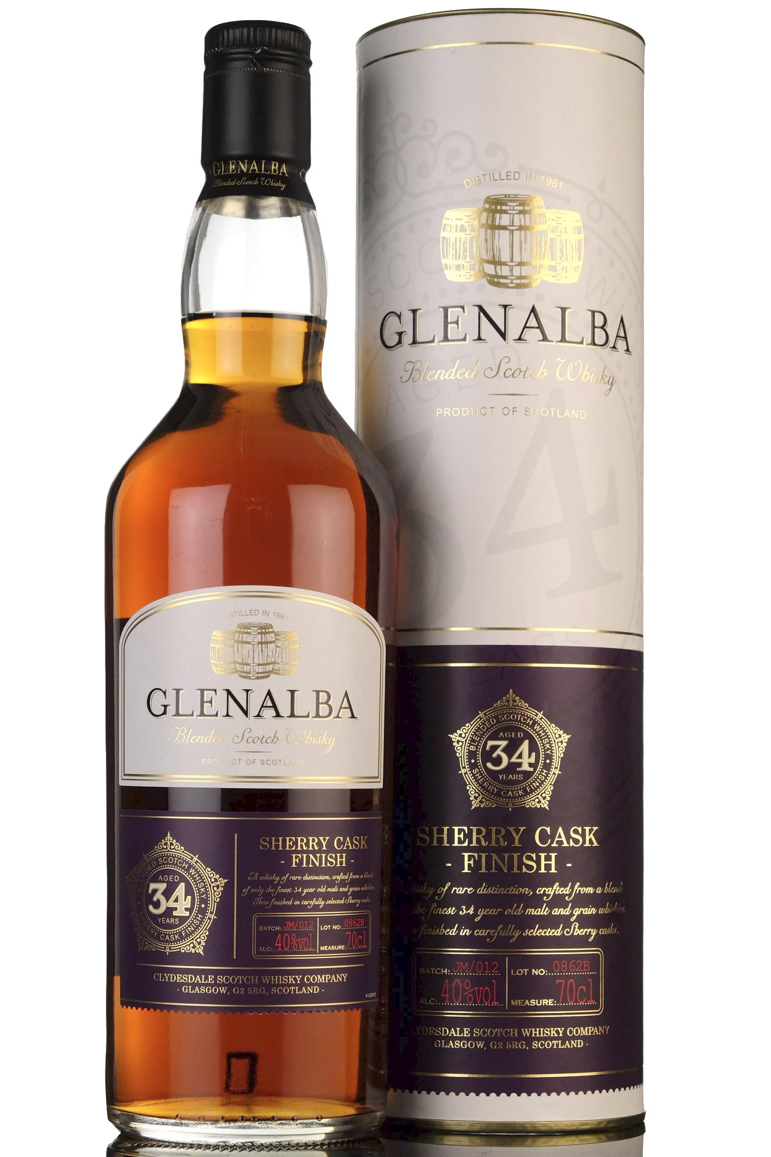 Glenalba 34 Year Old - Sherry Cask