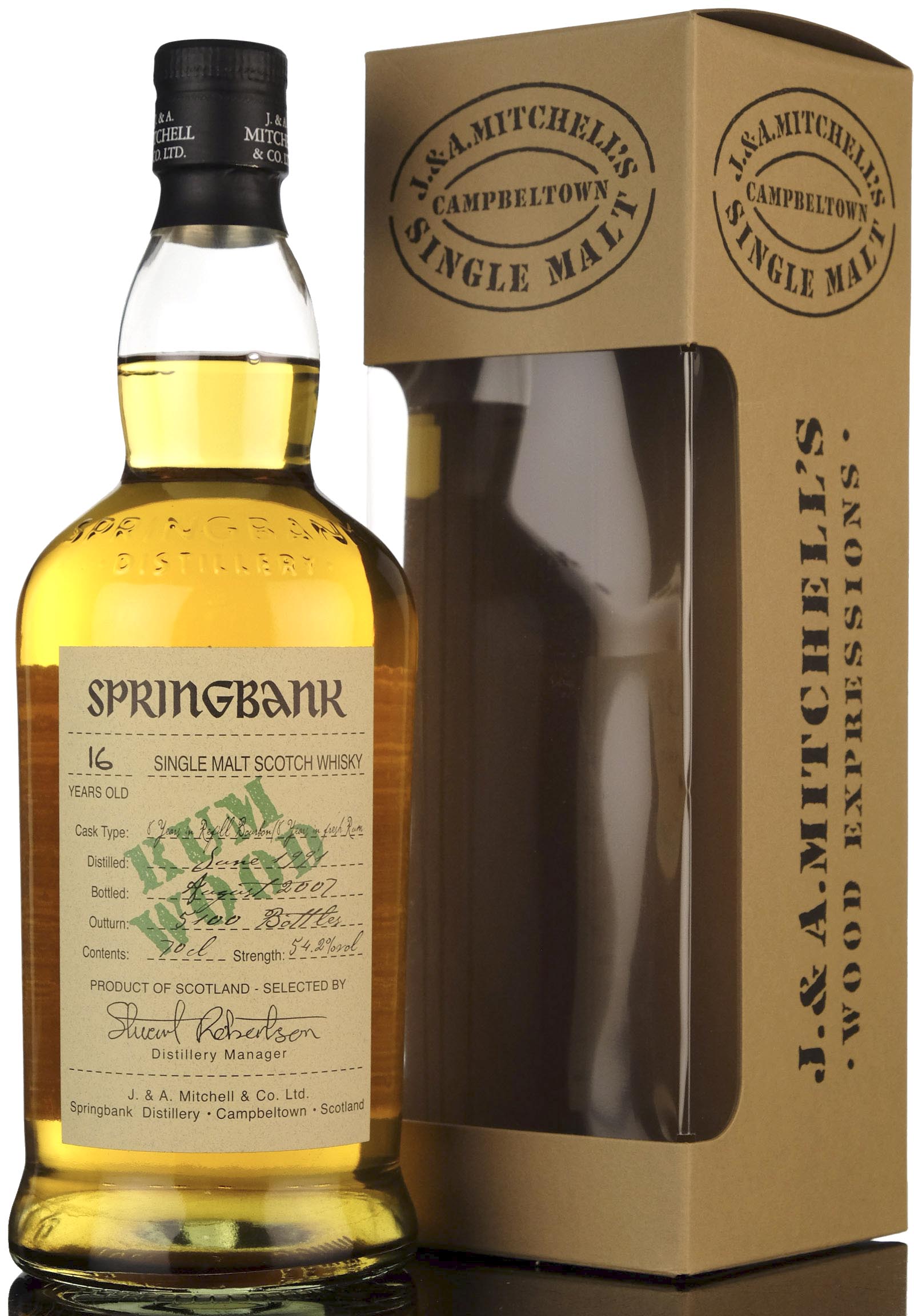 Springbank 1991-2004 - 12 Year Old - Bourbon Wood