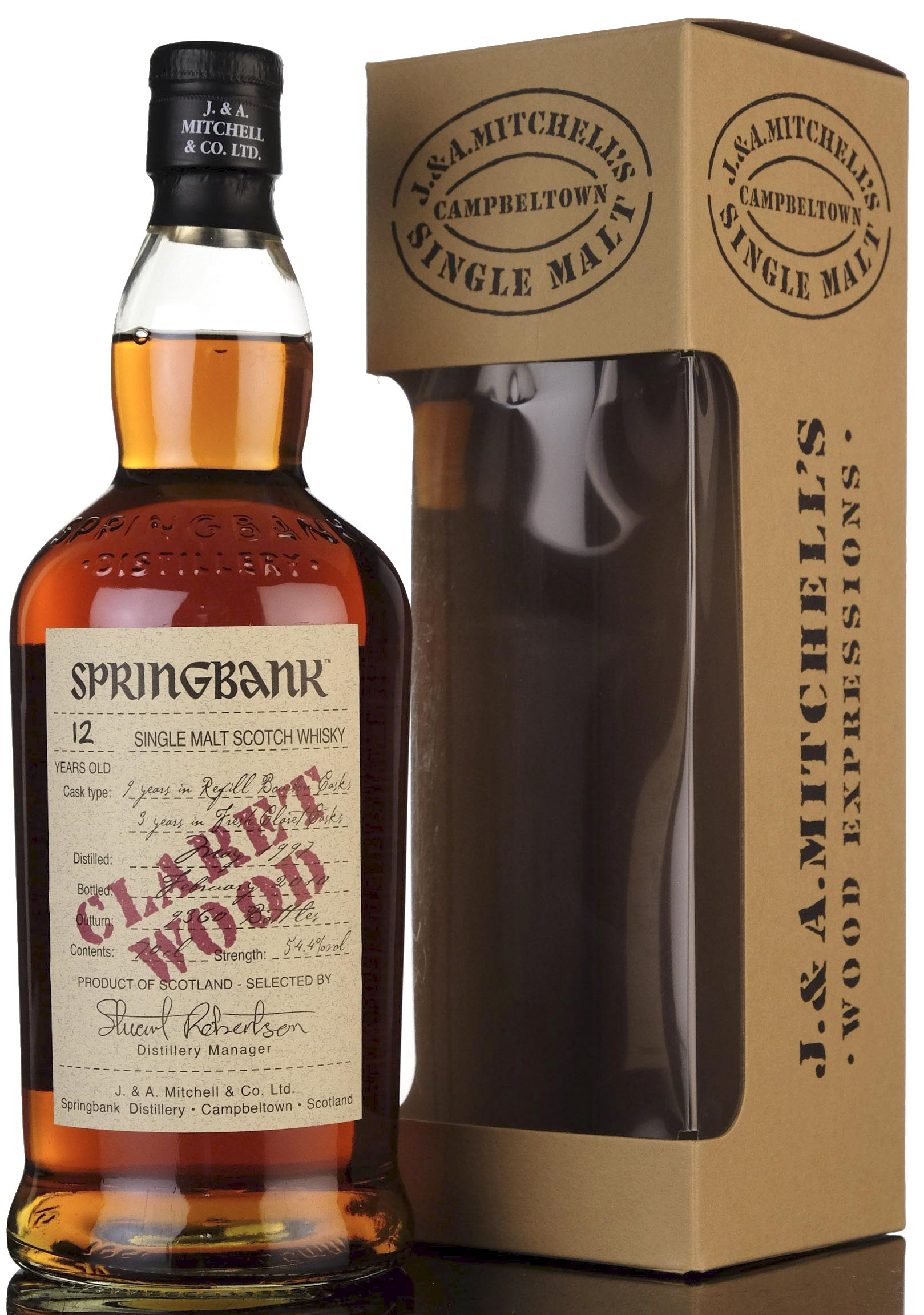 Springbank 1997-2010 - 12 Year Old - Claret Wood