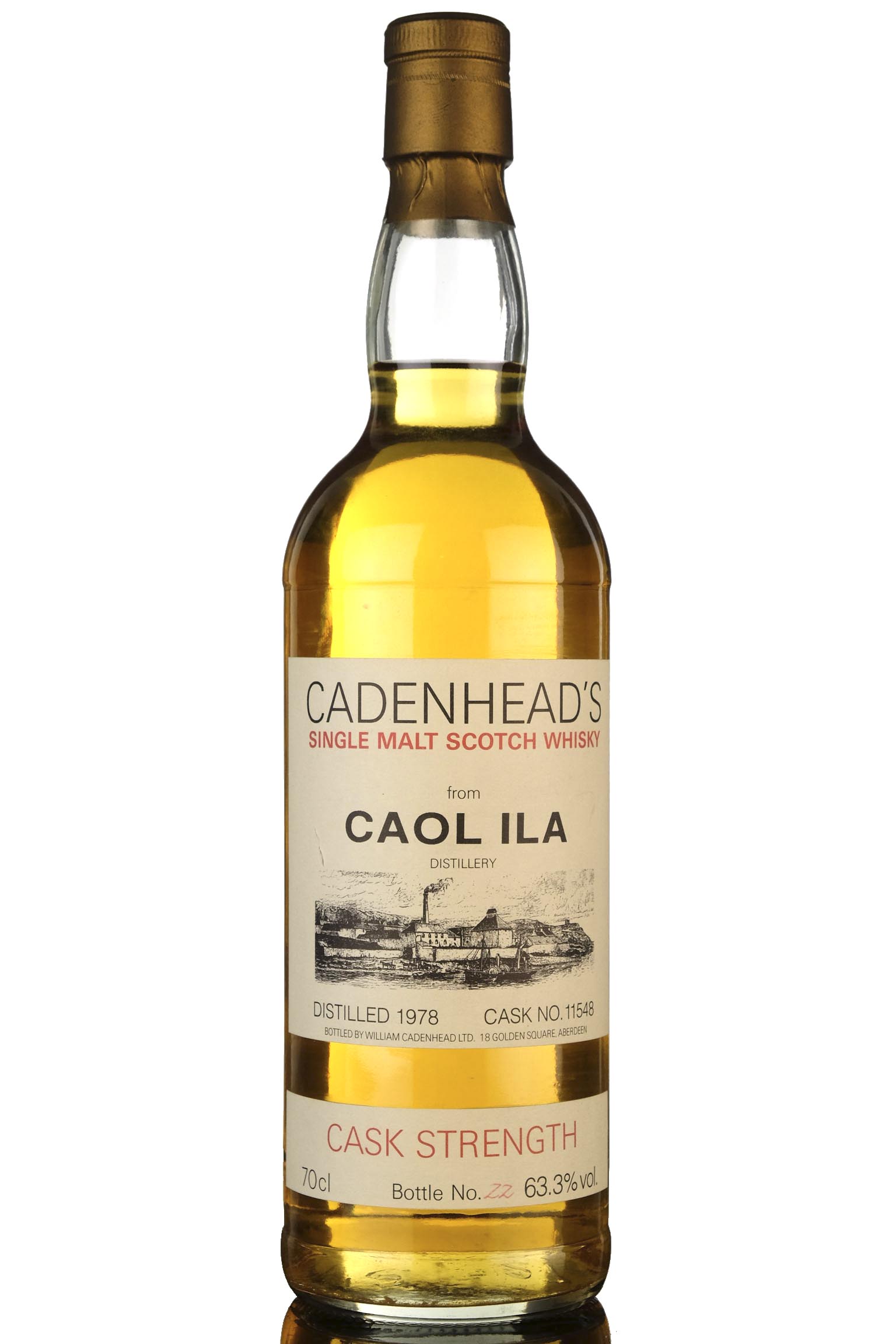 Caol Ila 1978 - Cadenheads Cask Strength 11548