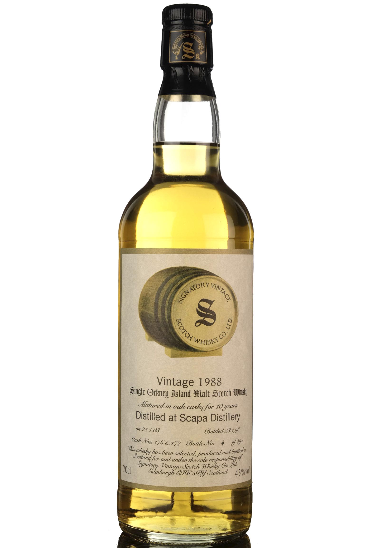 Scapa 1988 - 1998 10 Signatory Vintage