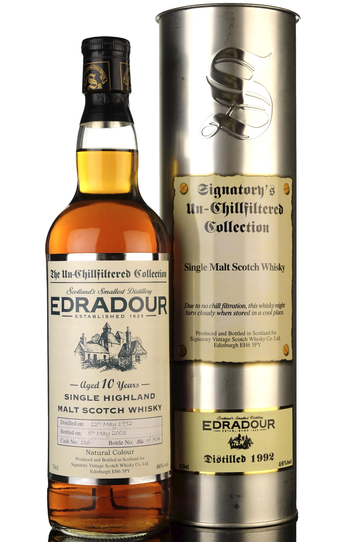 Edradour 1992 - 2003 10 Signatory Vintage
