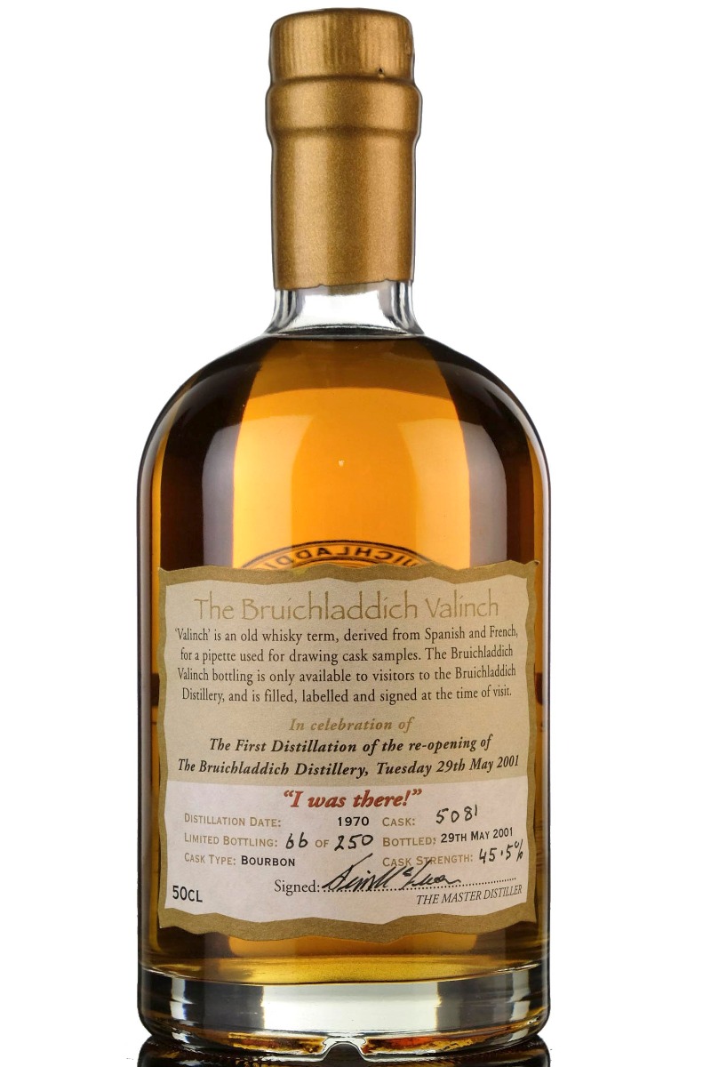 Bruichladdich 1970-2001 - Reopening I Was There - Single Cask 5081