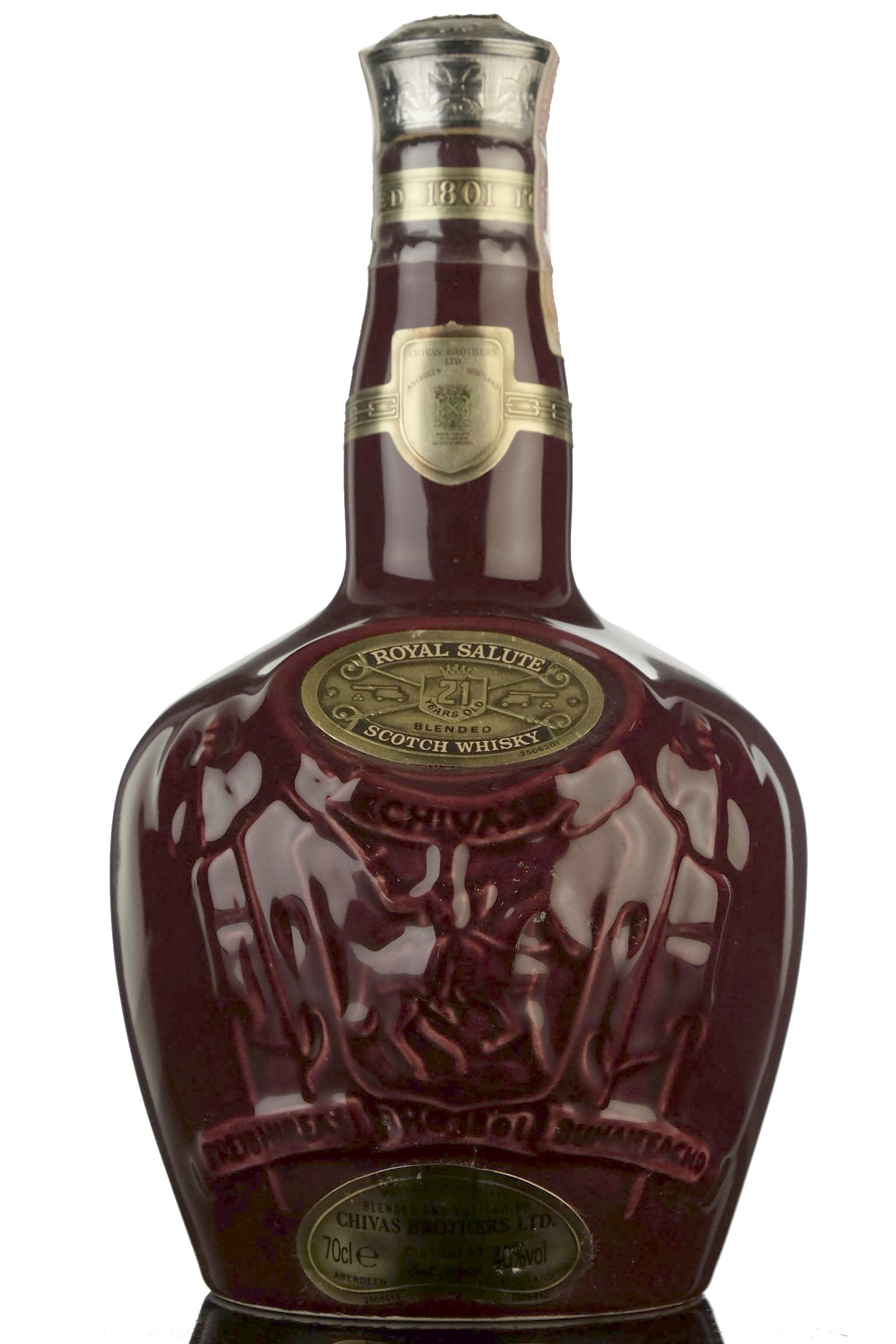Royal Salute 21 Year Old - Burgundy Decanter