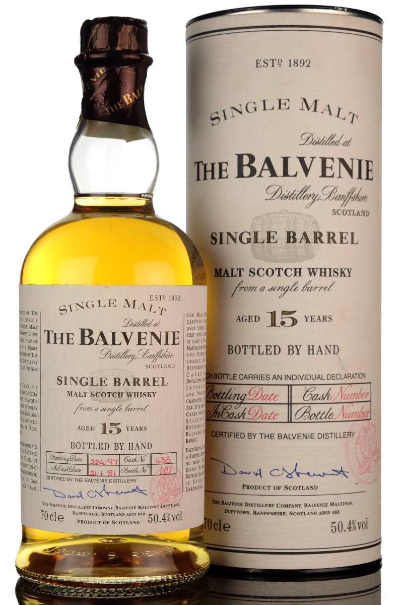 Balvenie 1981-1997 - 15 Year Old - Single Barrel