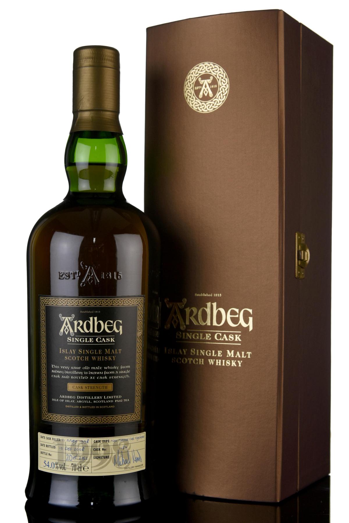 Ardbeg 1998-2008 - Single Cask 1189