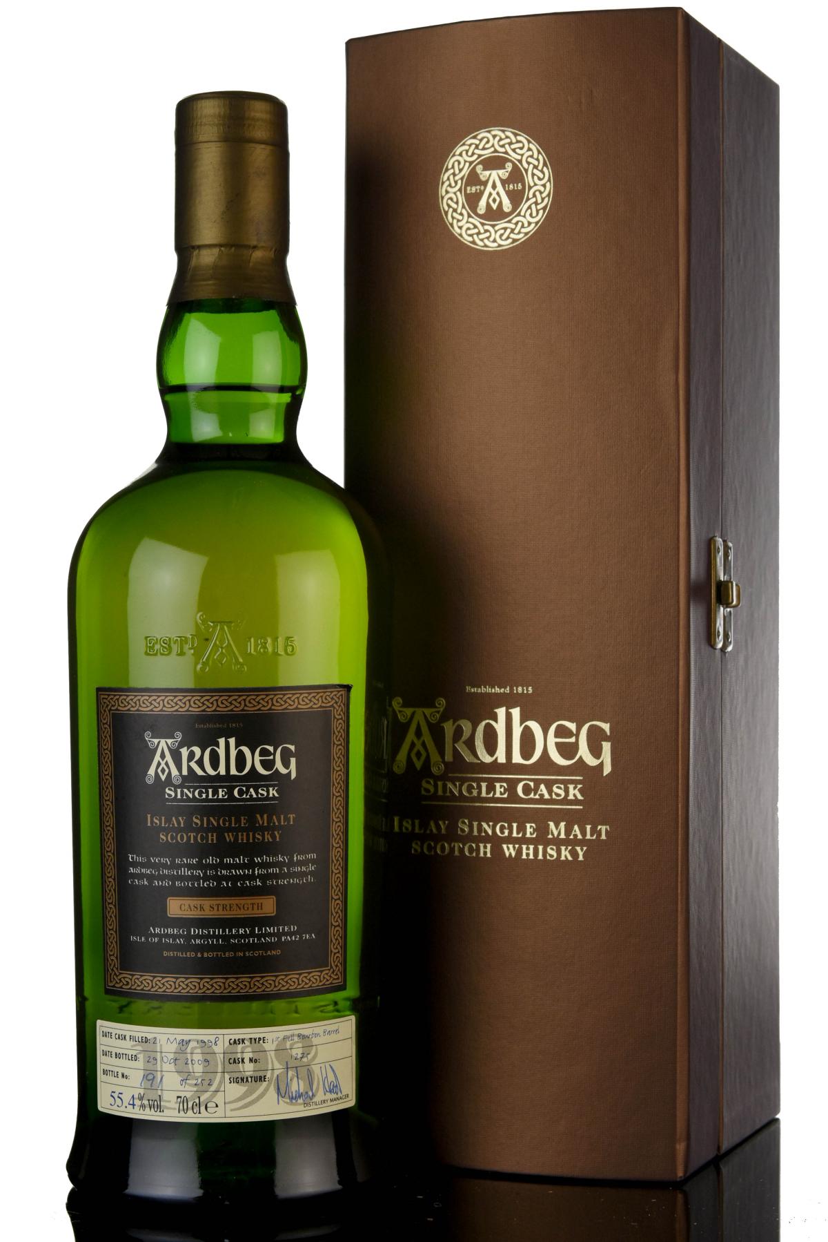 Ardbeg 1998-2009 - Single Cask 1275