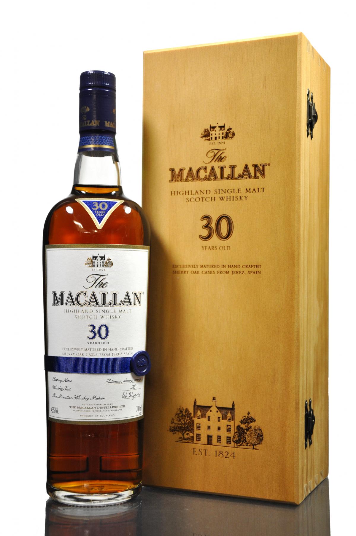 Macallan 30 Year Old - Sherry Cask - 2010s