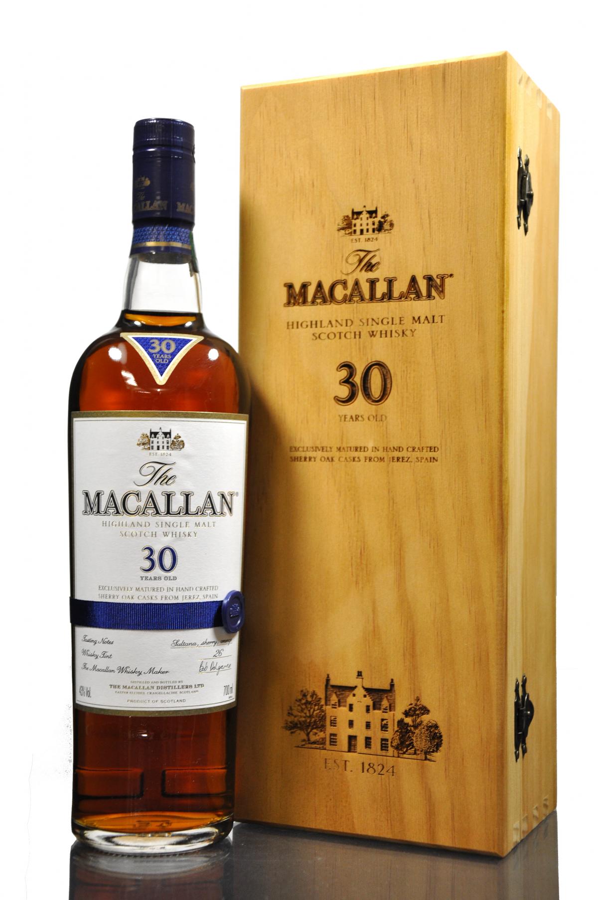 Macallan 30 Year Old - Sherry Cask - 2010s