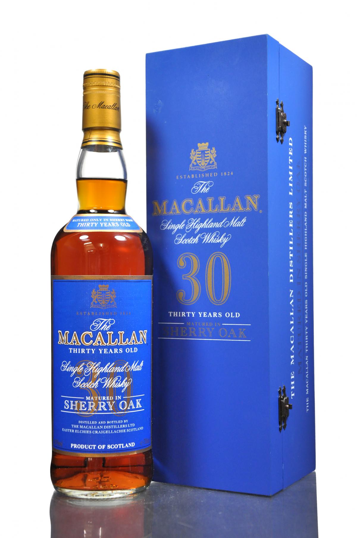 Macallan 30 Year Old - Sherry Cask