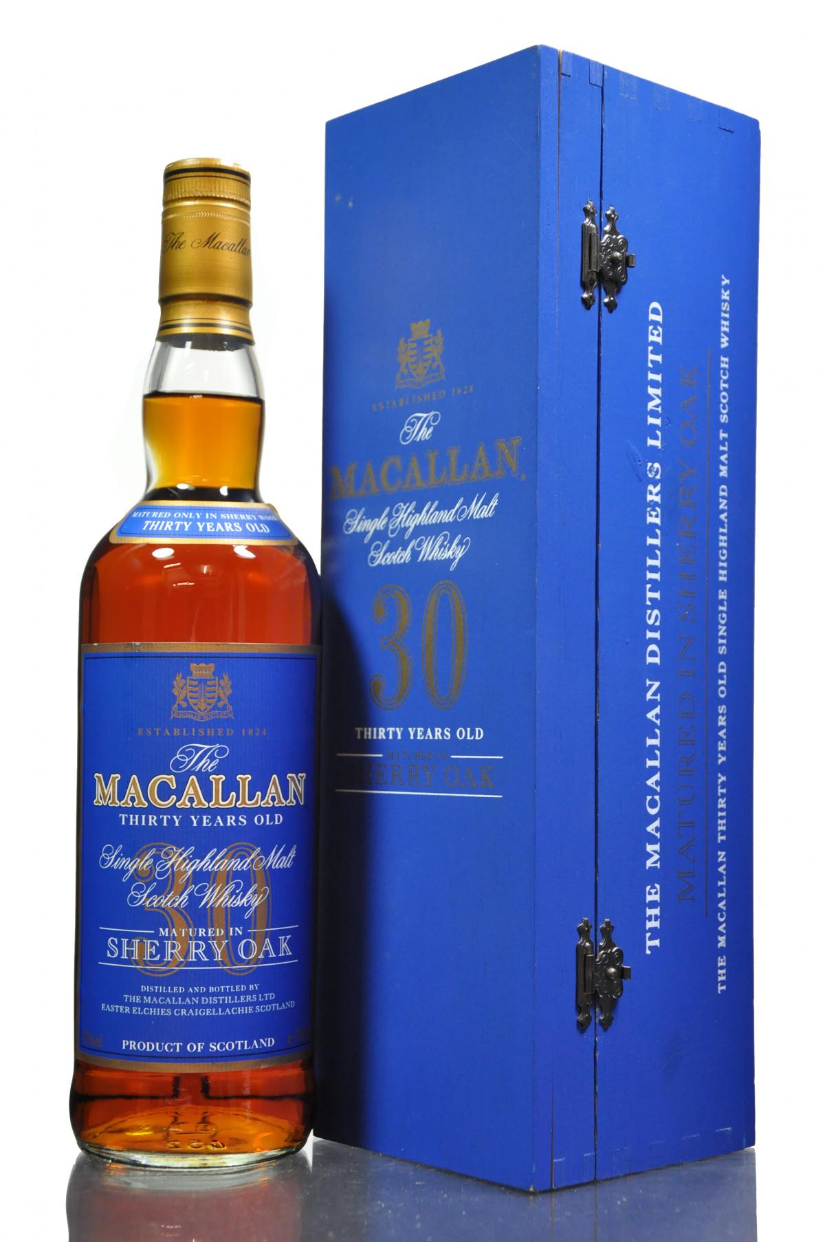 Macallan 30 Year Old - Sherry Cask