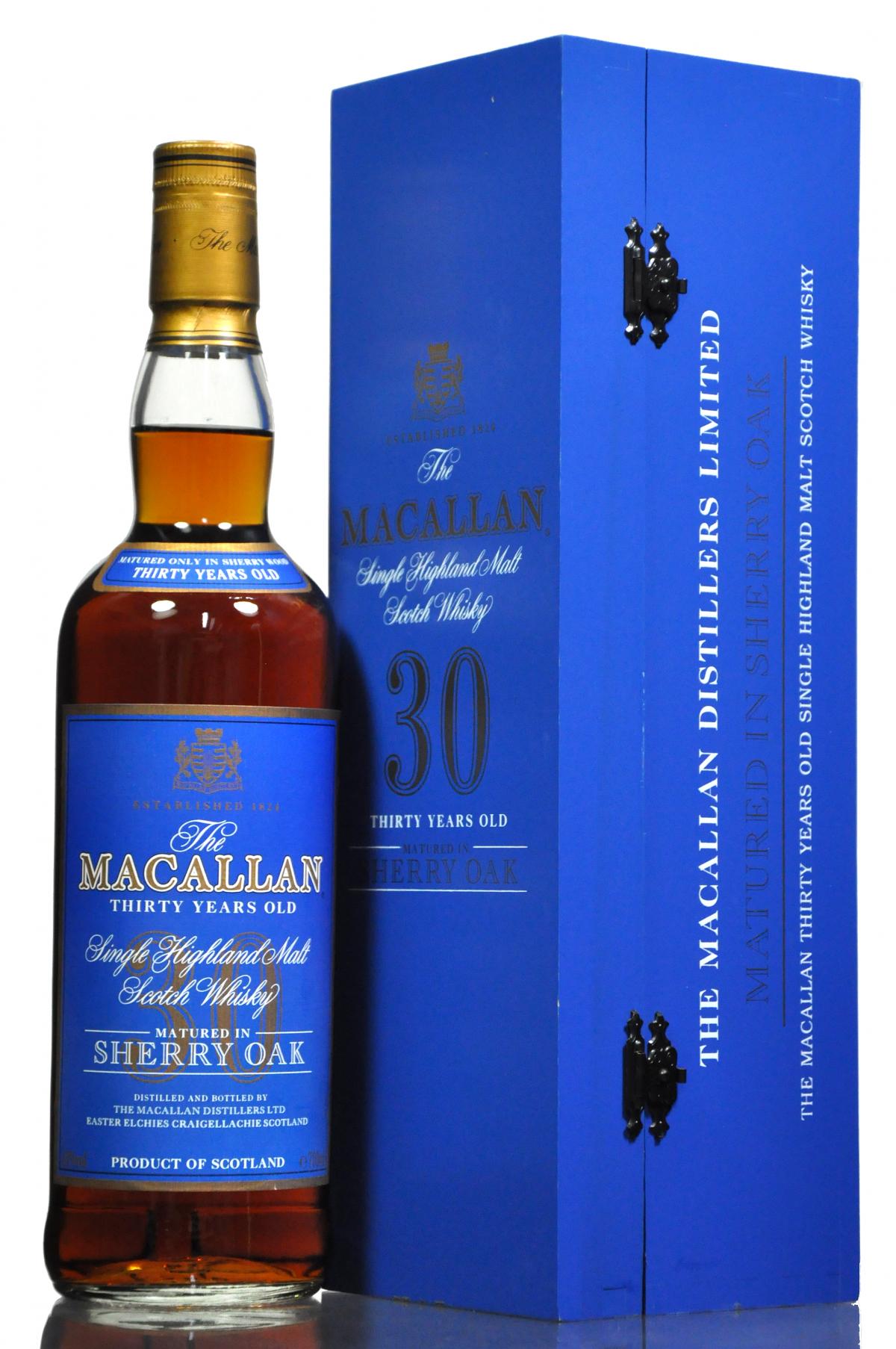 Macallan 30 Year Old - Sherry Cask