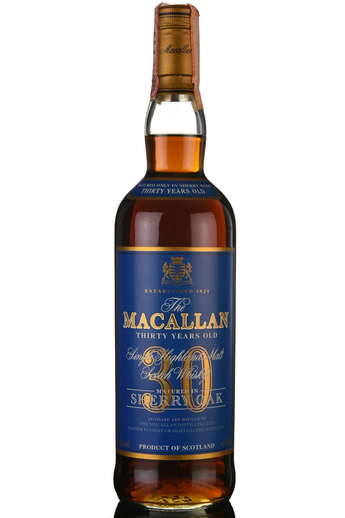 Macallan 30 Year Old - Sherry Cask