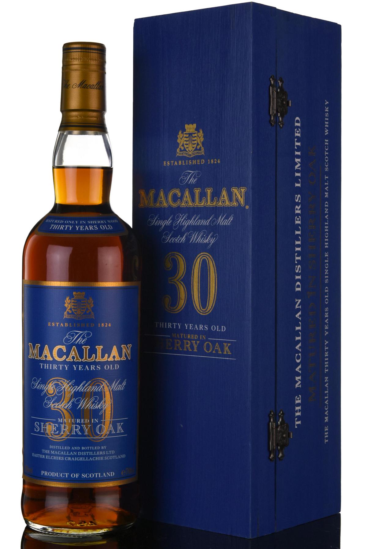 Macallan 30 Year Old - Sherry Cask