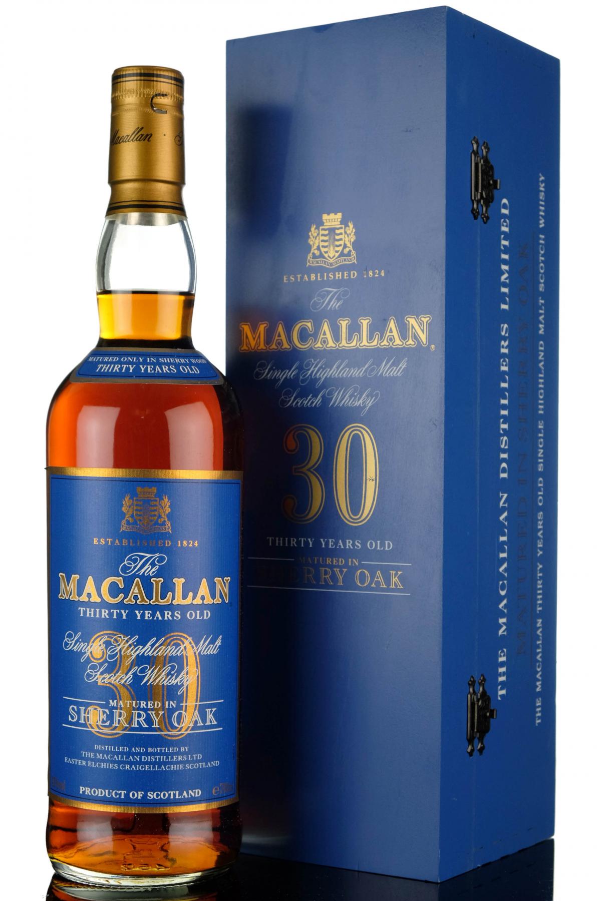 Macallan 30 Year Old - Sherry Cask