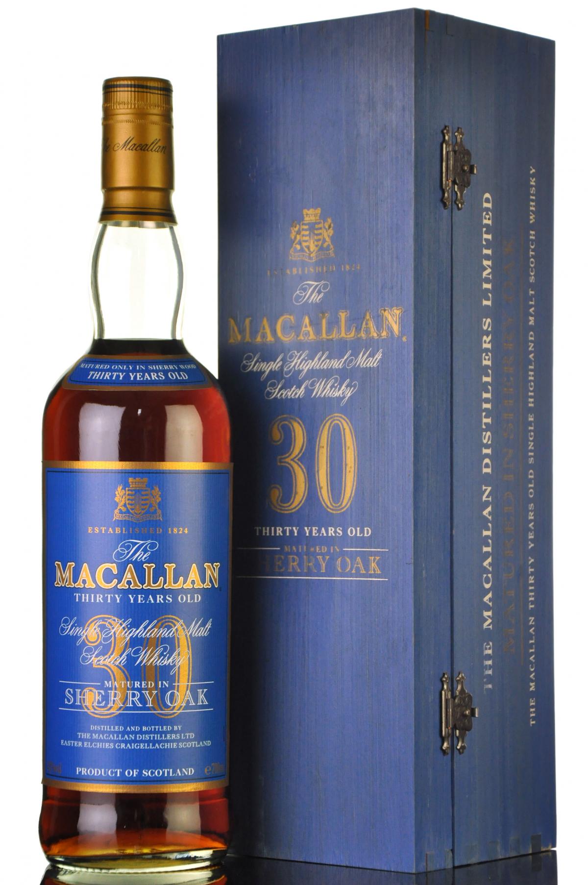 Macallan 30 Year Old - Sherry Cask