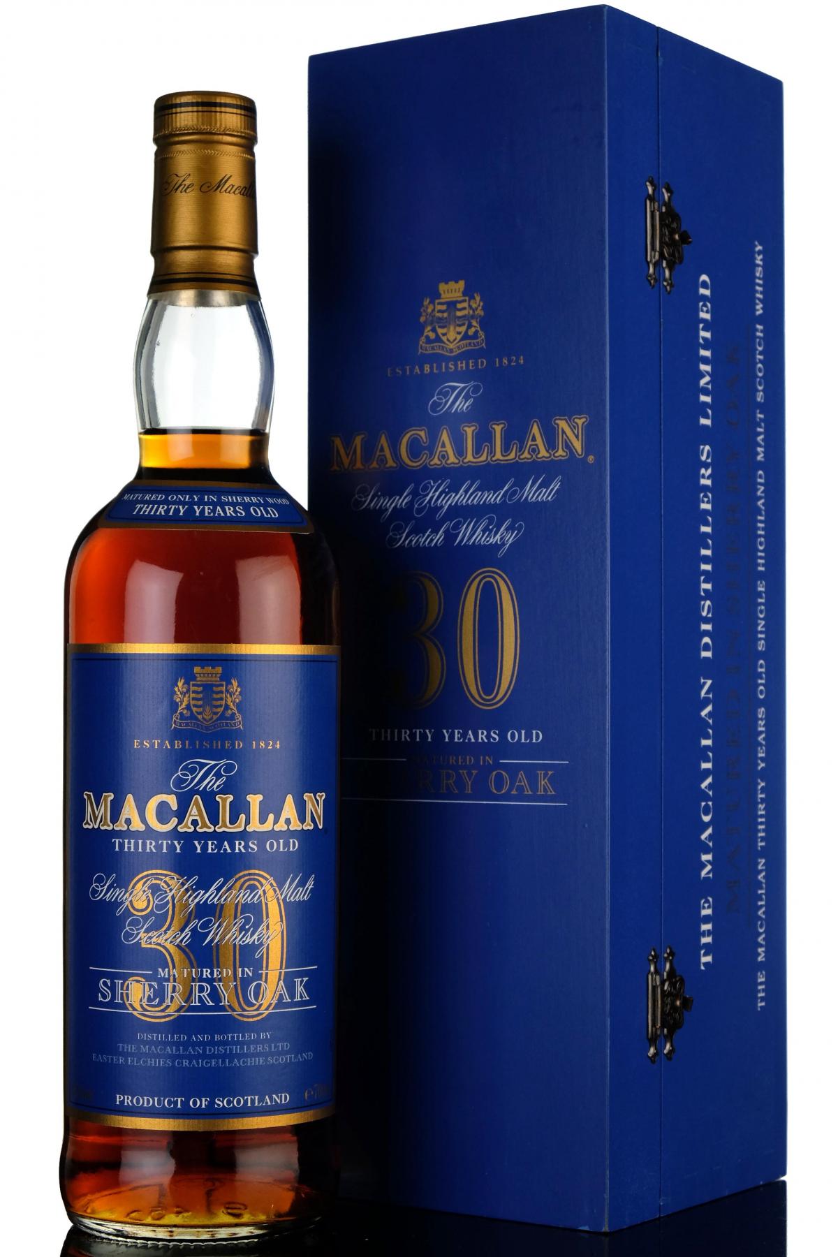 Macallan 30 Year Old - Sherry Cask