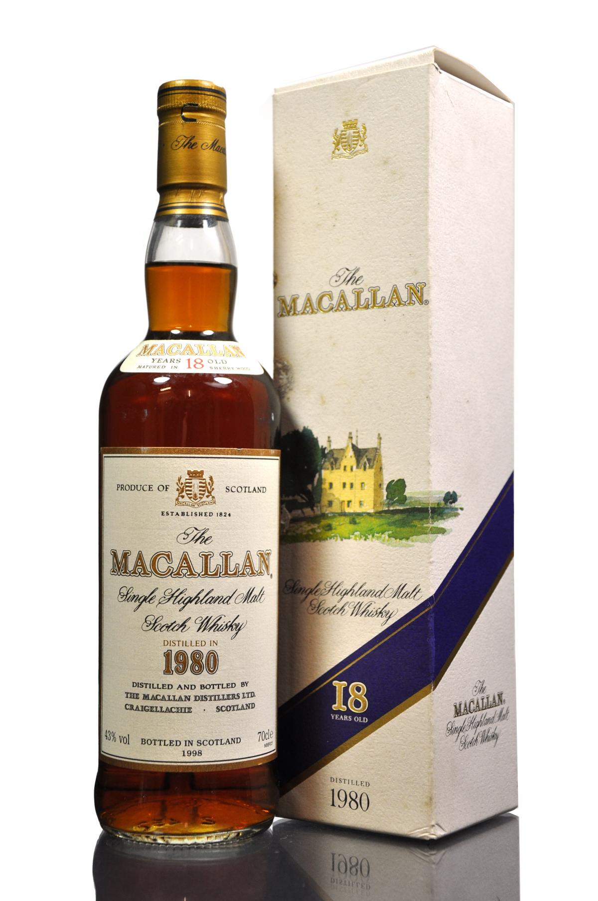 Macallan 1980-1998 - 18 Year Old