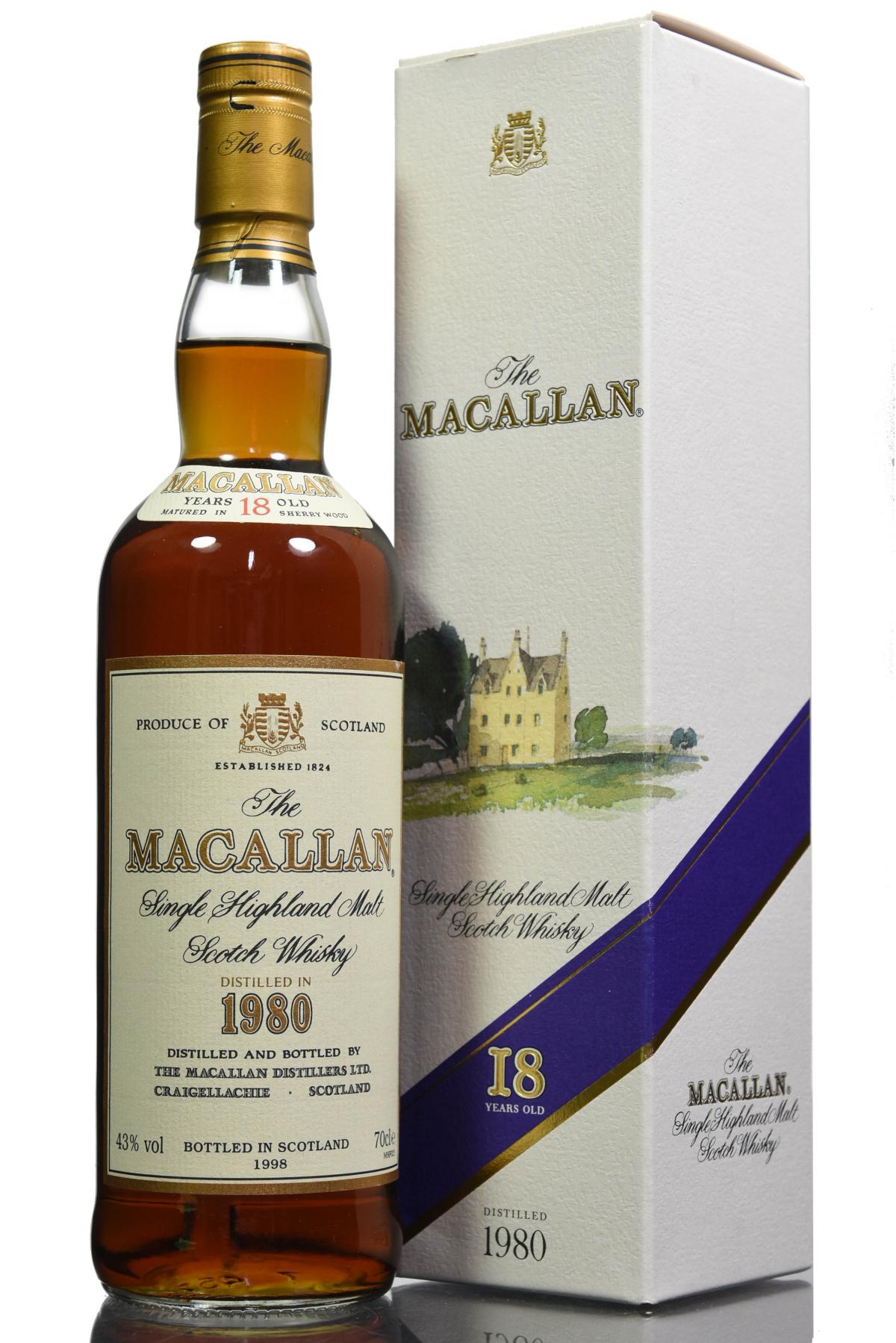 Macallan 1980-1998 - 18 Year Old