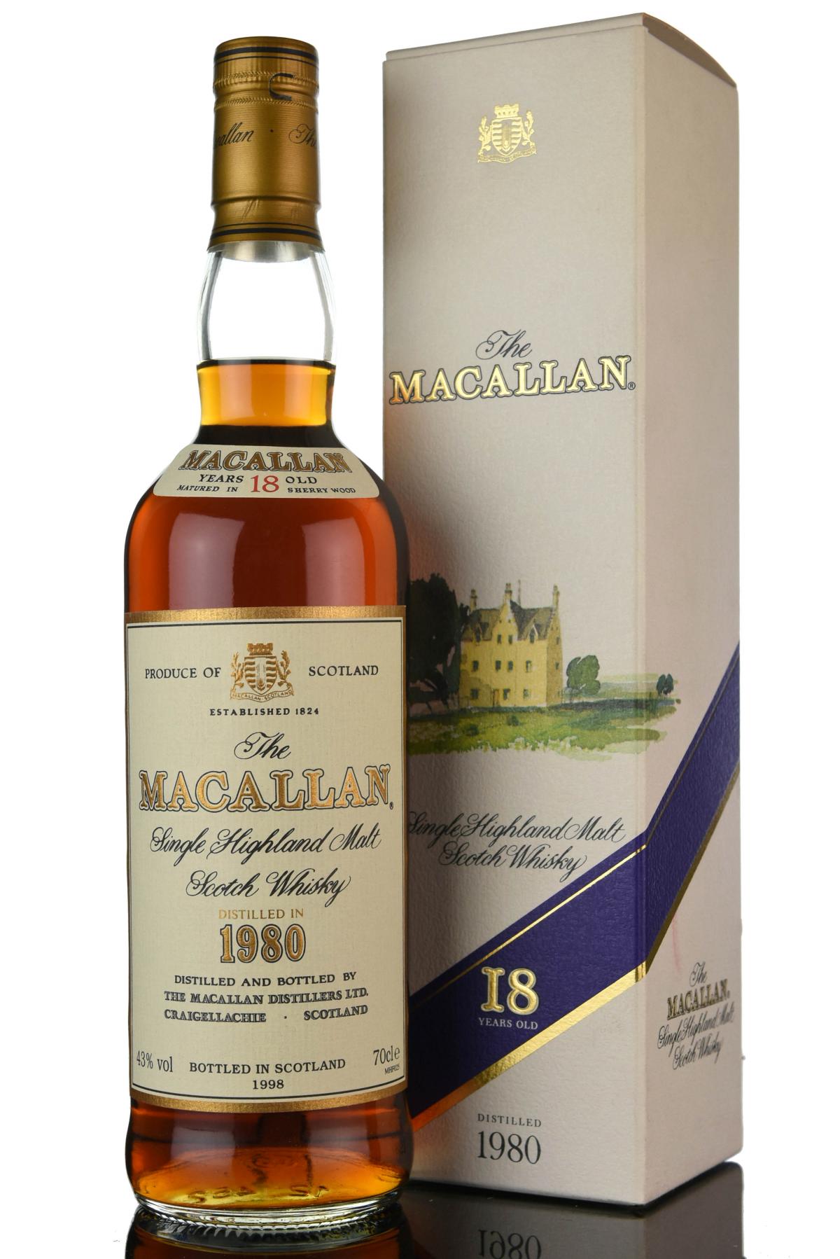 Macallan 1980-1998 - 18 Year Old