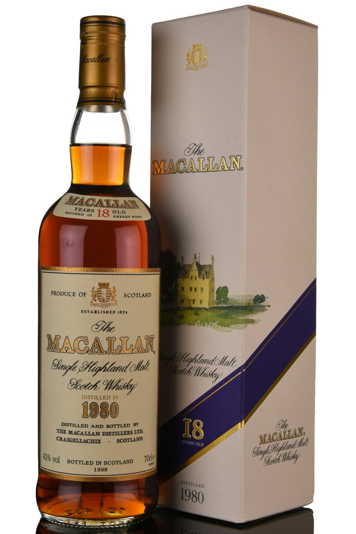 Macallan 1980-1998 - 18 Year Old