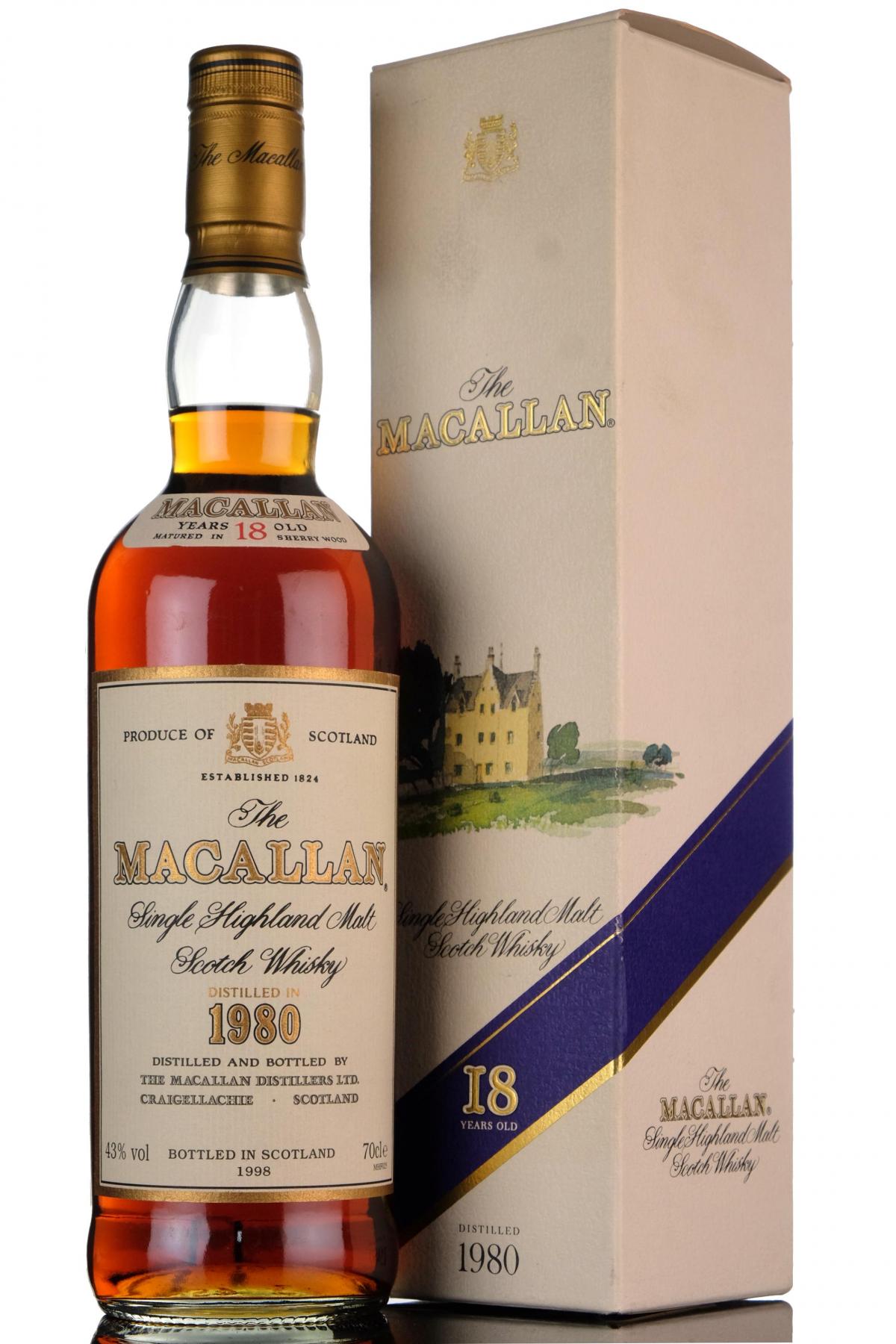 Macallan 1980-1998 - 18 Year Old