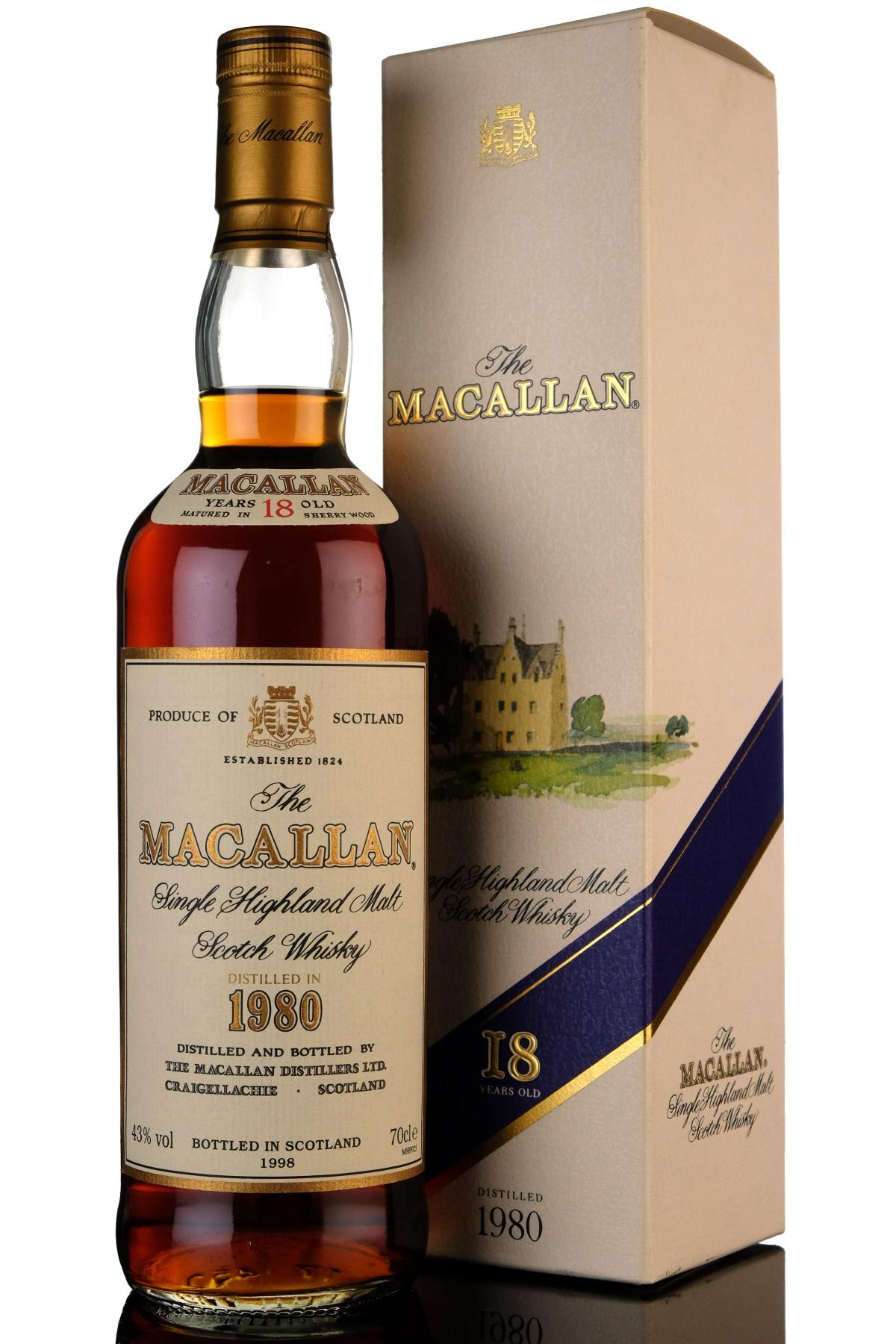 Macallan 1980-1998 - 18 Year Old