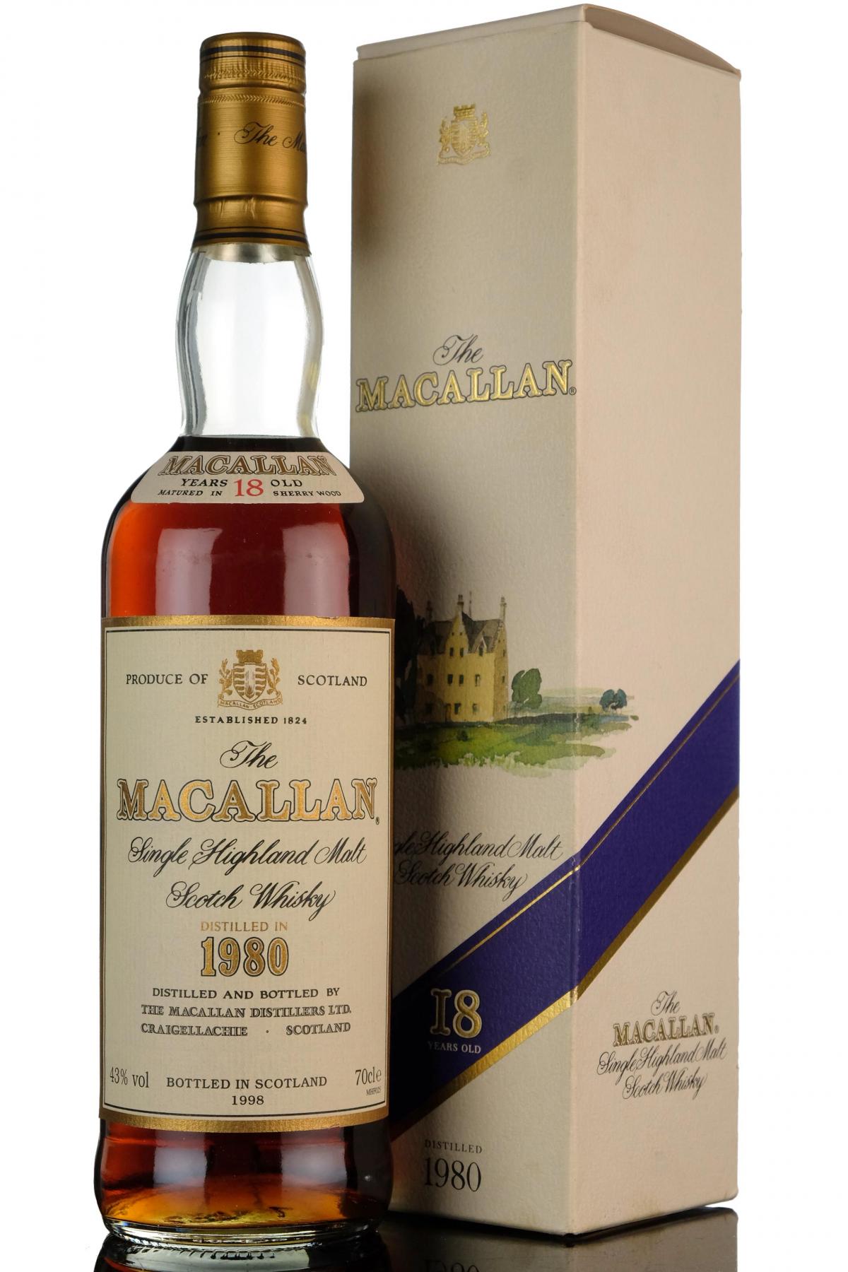 Macallan 1980-1998 - 18 Year Old