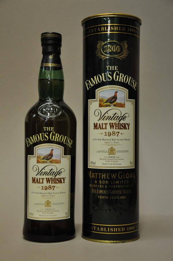 Famous Grouse 1987 - 12 Year Old