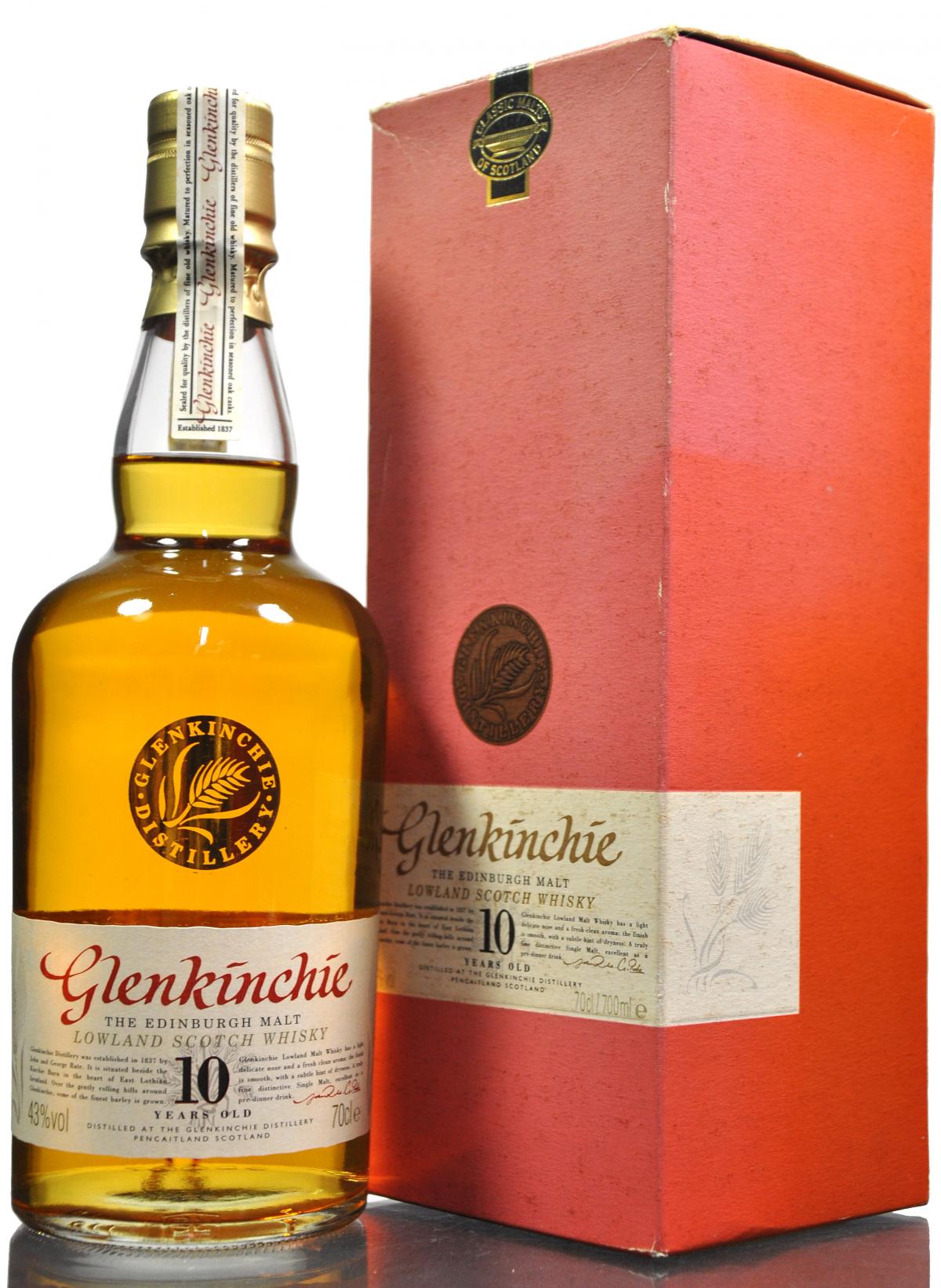 Glenkinchie 10 Year Old