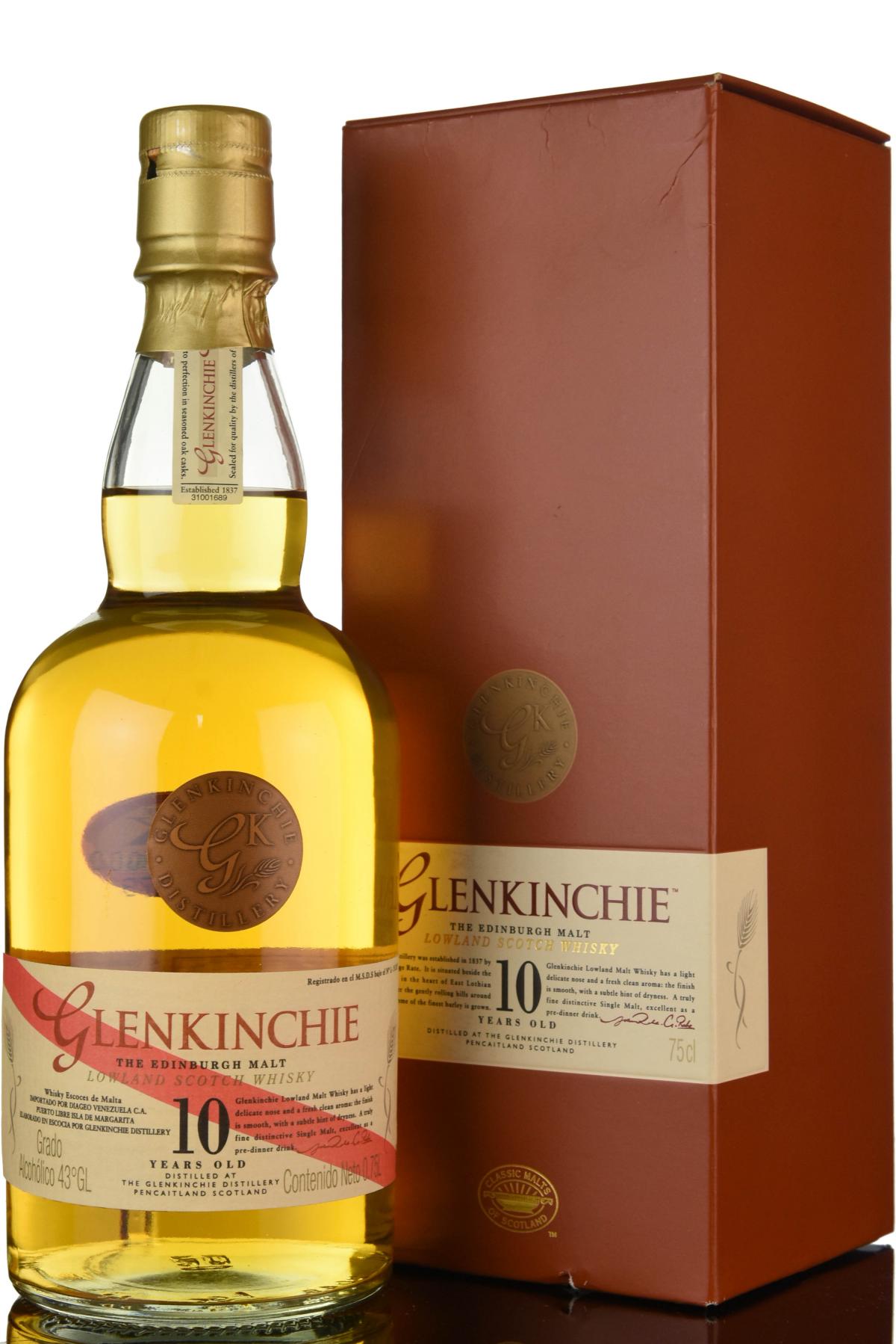 Glenkinchie 10 Year Old