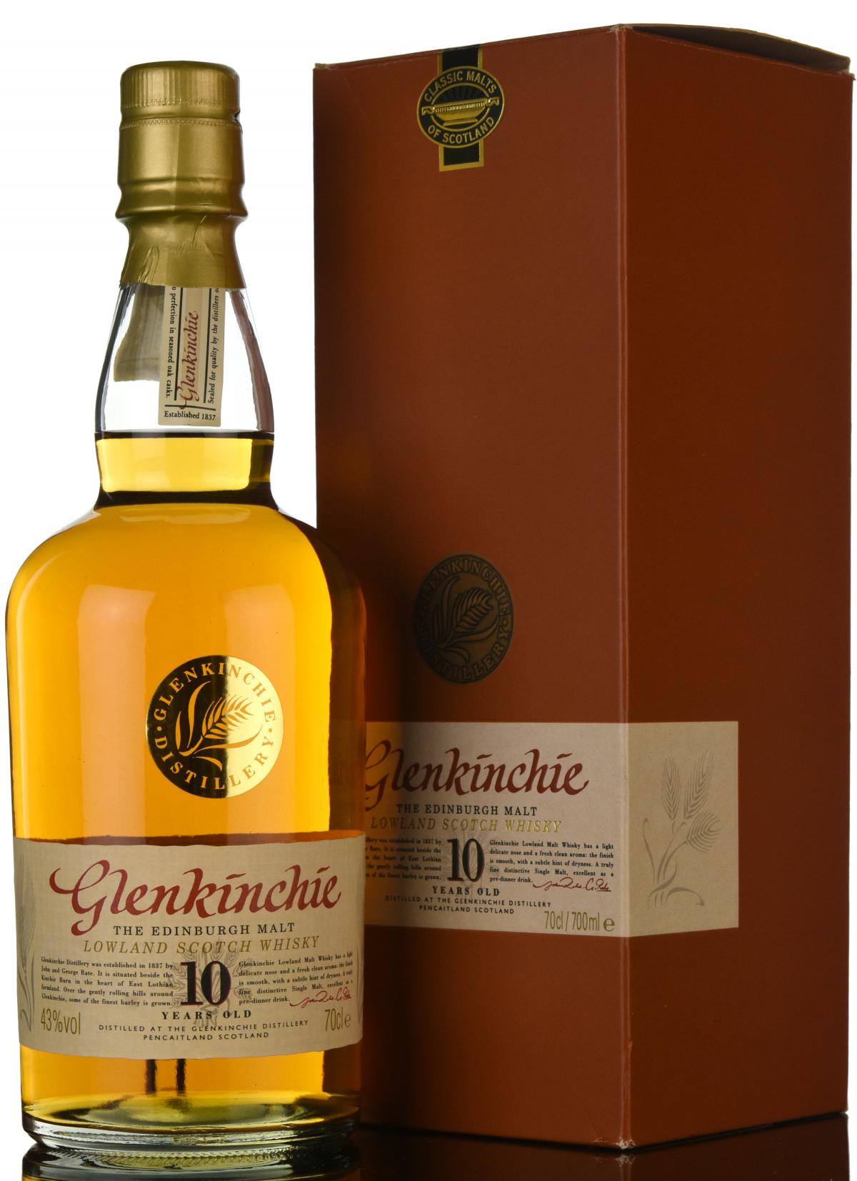 Glenkinchie 10 Year Old