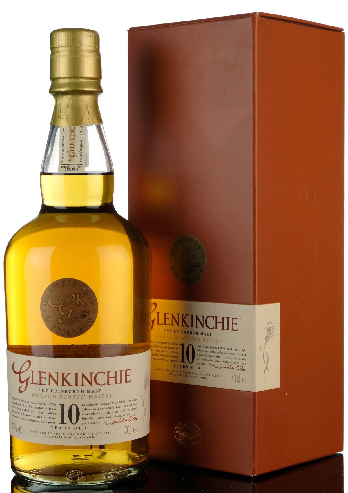 Glenkinchie 10 Year Old