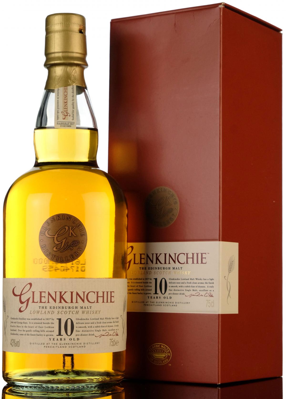 Glenkinchie 10 Year Old