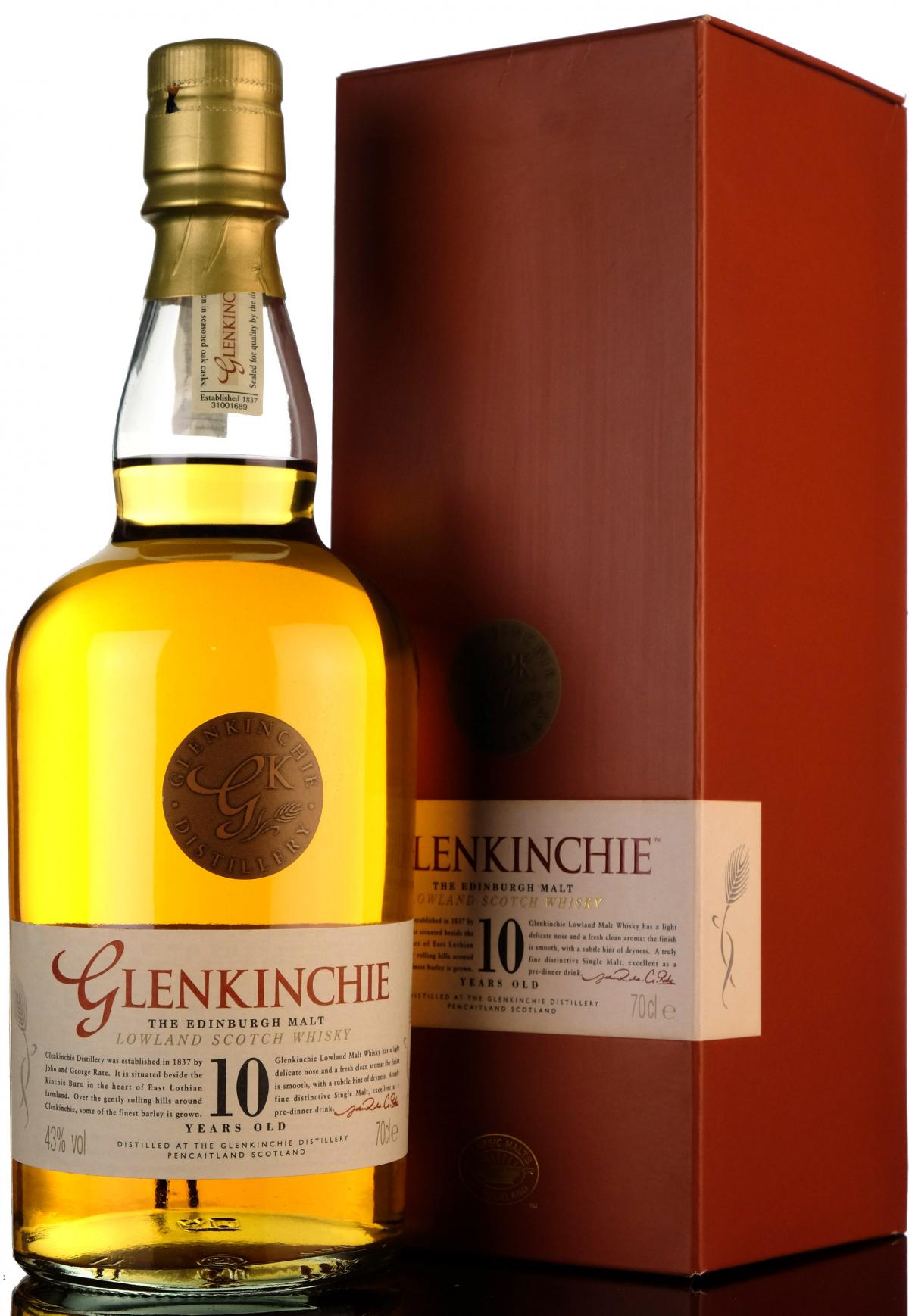 Glenkinchie 10 Year Old