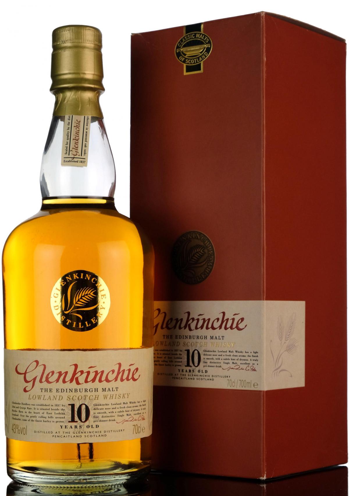 Glenkinchie 10 Year Old