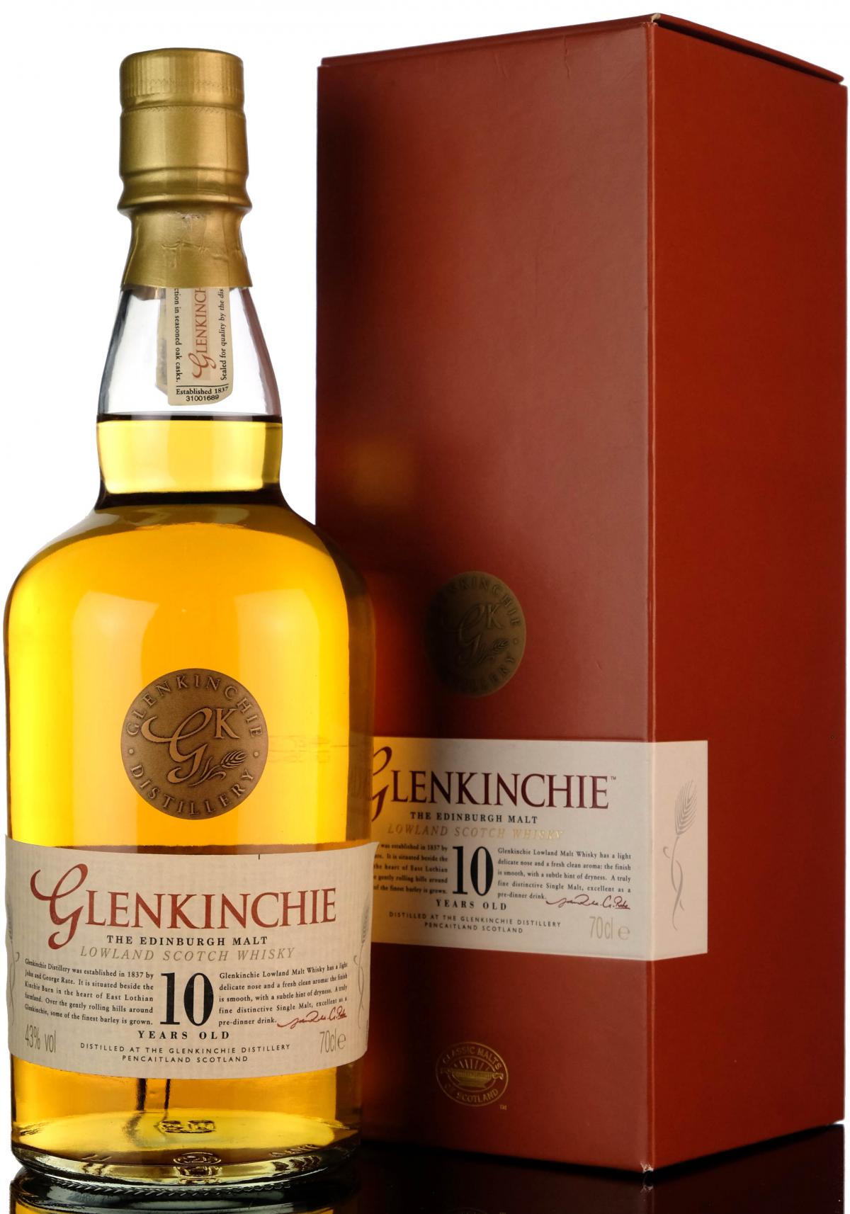 Glenkinchie 10 Year Old