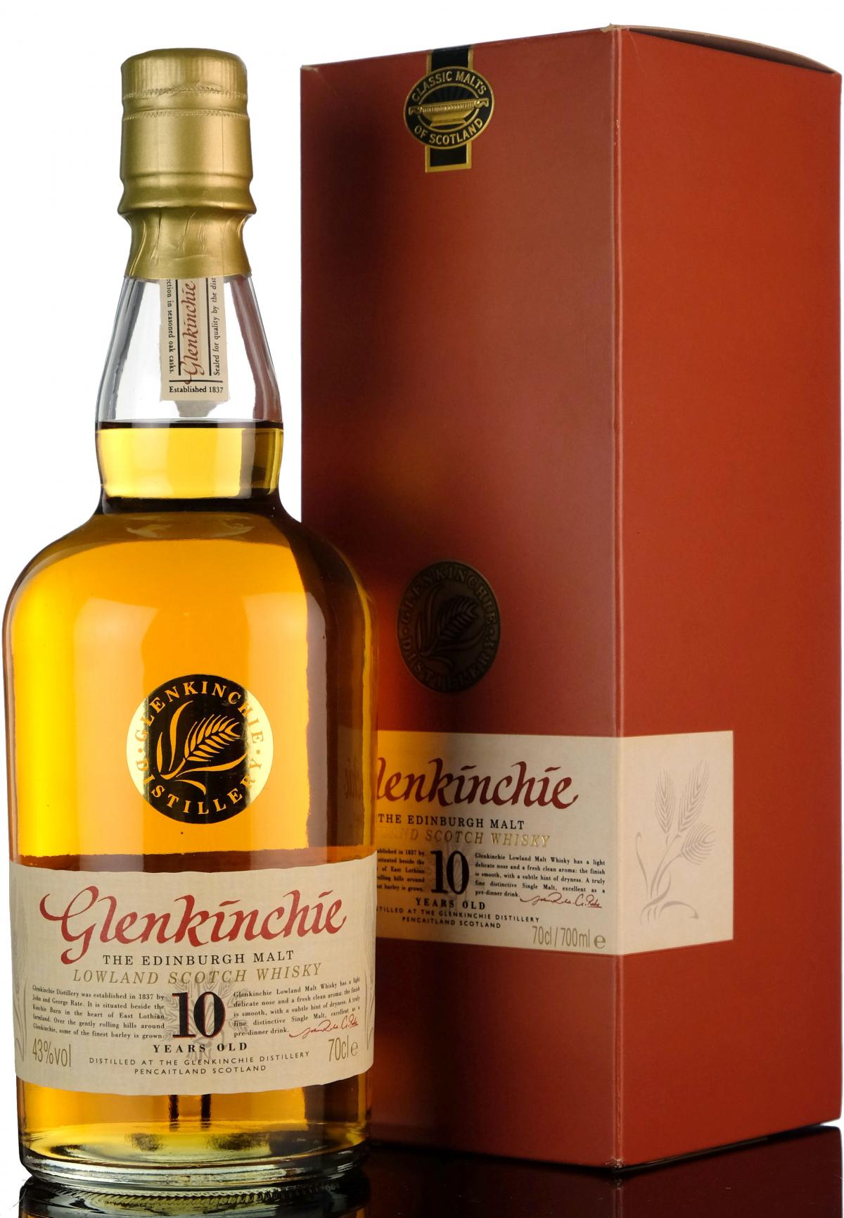 Glenkinchie 10 Year Old