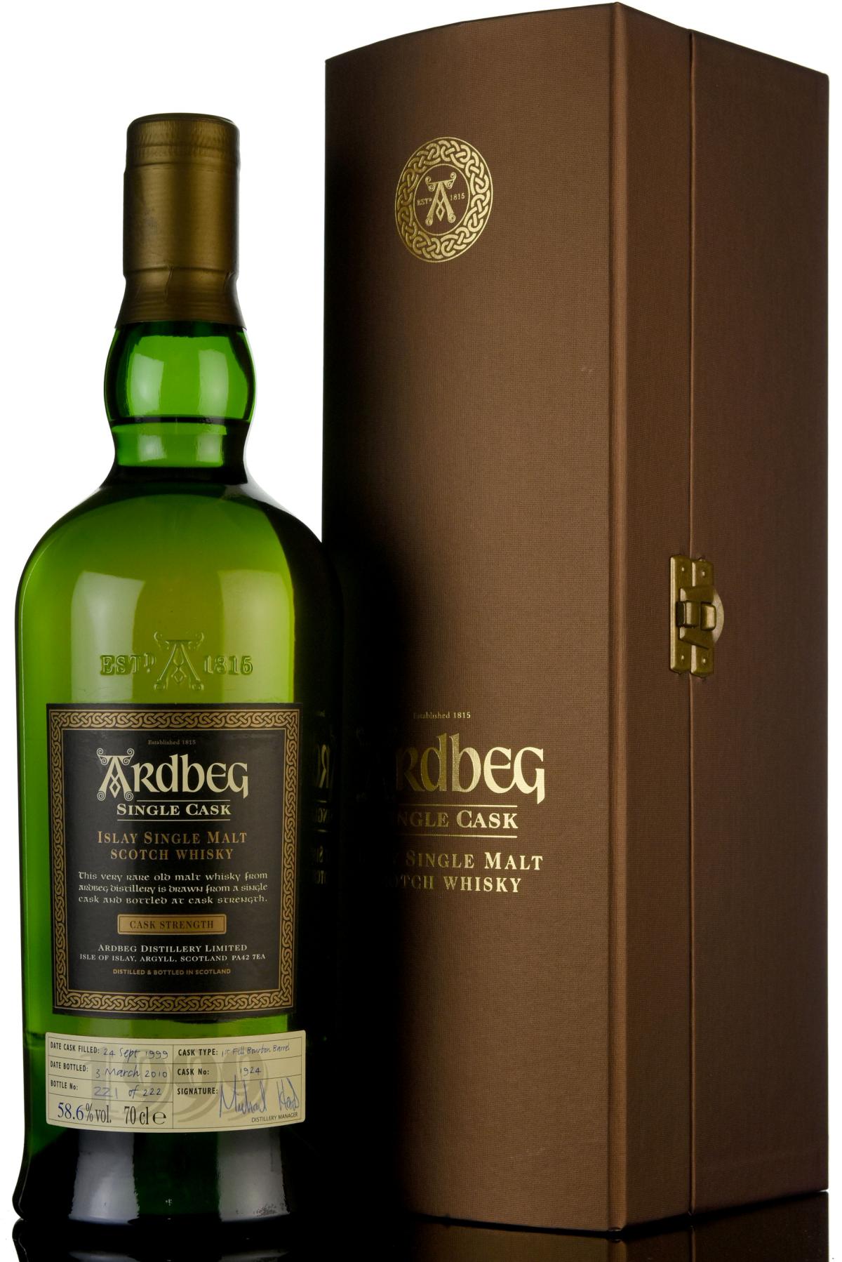 Ardbeg 1999-2010 - Single Cask 1924