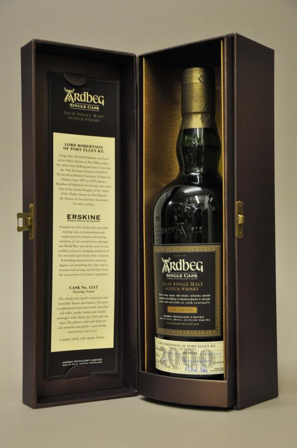 Ardbeg 2000-2010 - Lord Robertson - Single Cask 1217