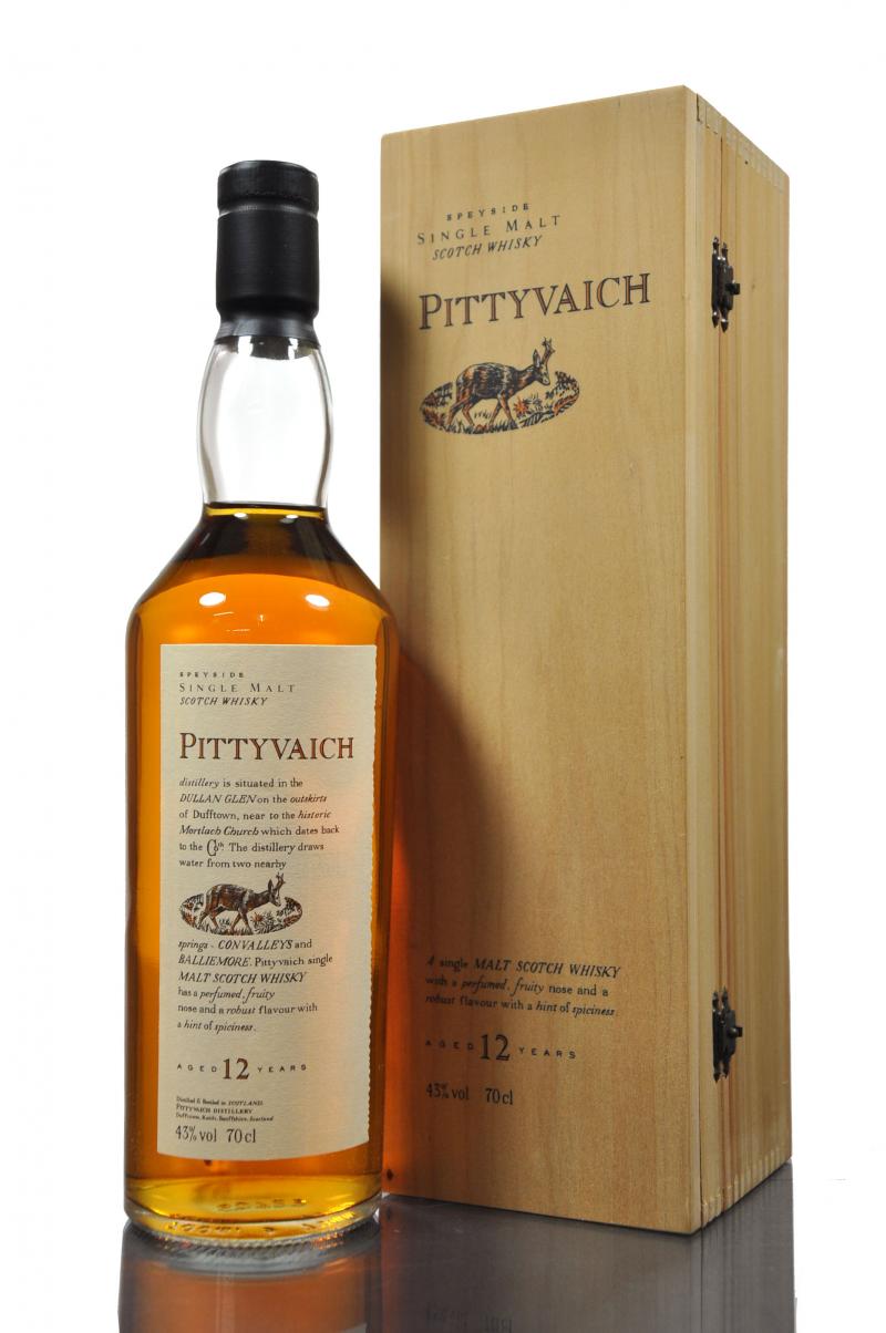 Pittyvaich 12 Year Old - Flora & Fauna Series - Wooden Box