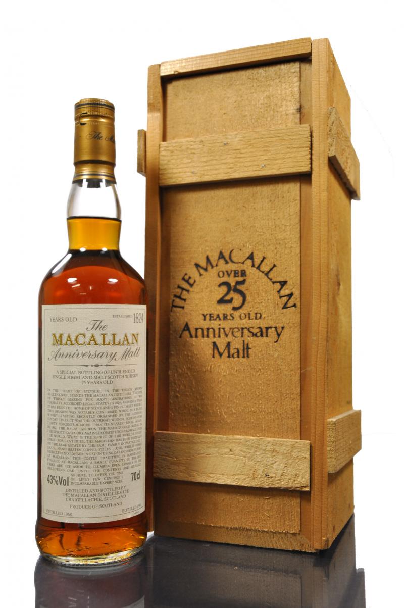 Macallan 1968-1994 - 25 Year Old Anniversary Malt