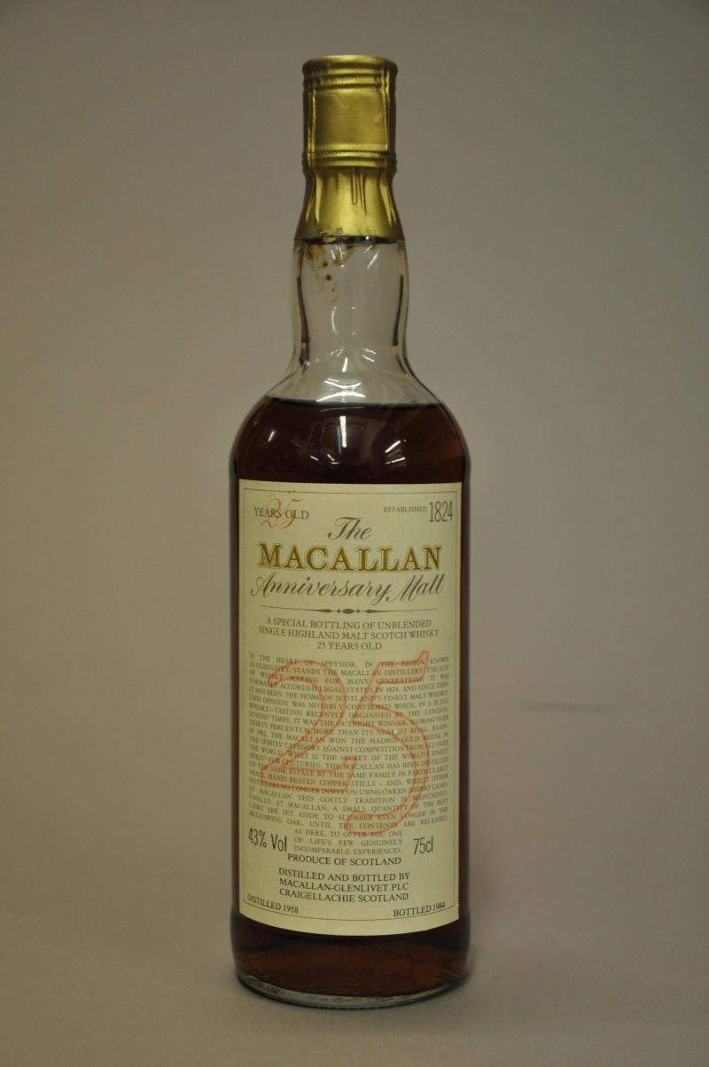 Macallan 1958-1984 - 25 Year Old Anniversary Malt